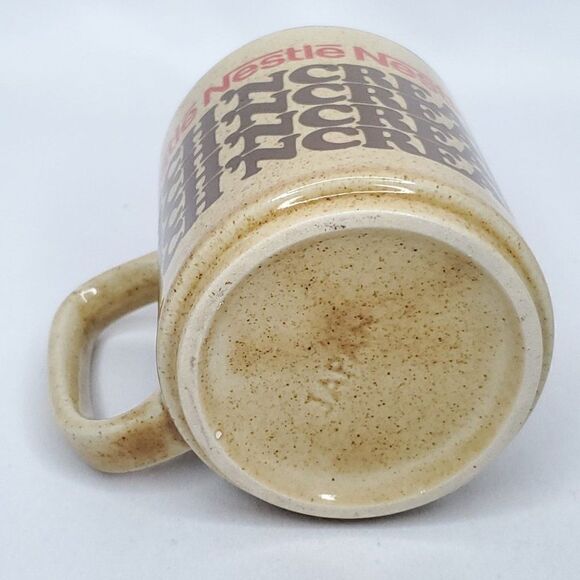 Vintage Nestle Hot Cocoa Mug Advertising Rich 'N Creamy Hot Cocoa Brown Japan - Picture 7 of 7
